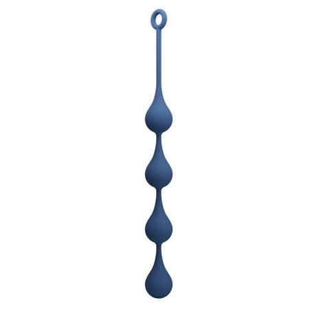Mr Play Silicone Anal Beads Size XL 52.5 cm Blue