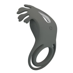 Pretty Love Rechargeable Vibrating Cock Ring with Stimulator