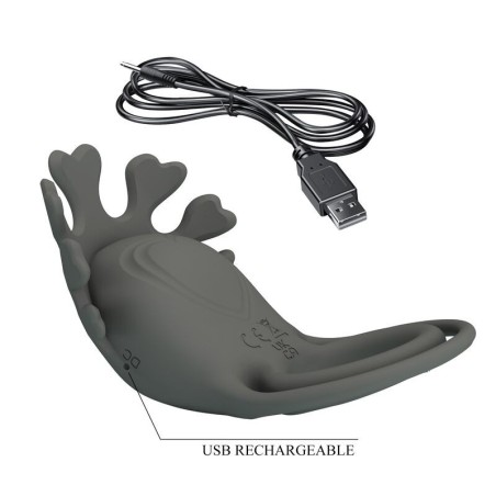 Επαναφορτιζόμενο Δονούμενο Δαχτυλίδι Πέους με Διεγέρτη