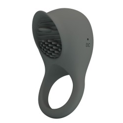 Επαναφορτιζόμενο Δονούμενο Δαχτυλίδι Πέους με Διεγέρτη Γλώσσα