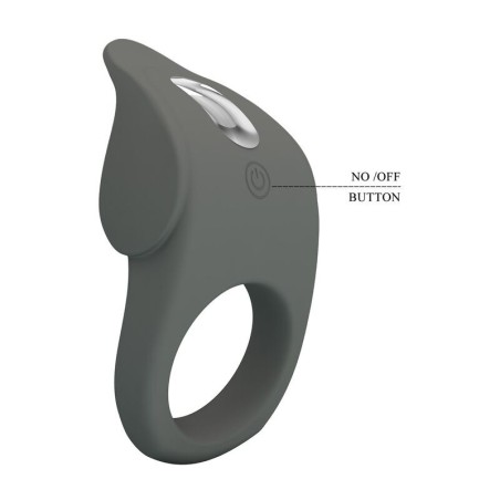 Pretty Love Rechargeable Flexible Silicone Vibrating Cock Ring