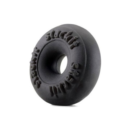 Perfect Fit - StackIt SilaSkin Cock Ring - Black