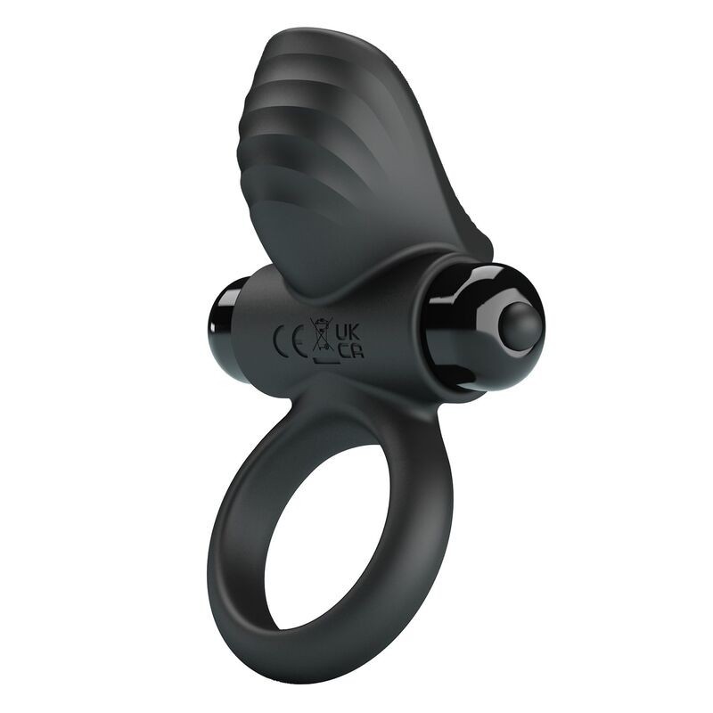 Pretty Love Adrien Vibrating Cock Ring 10 Functions Black