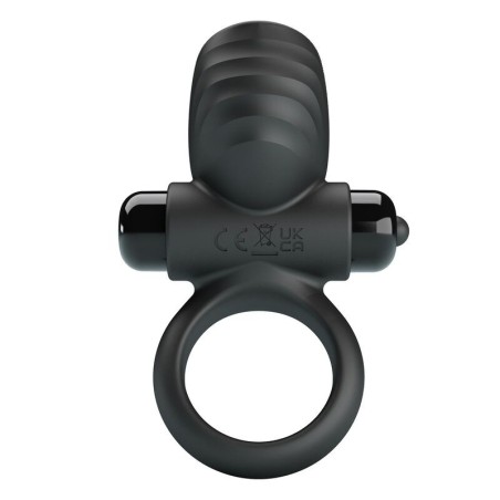 Pretty Love Adrien Vibrating Cock Ring 10 Functions Black
