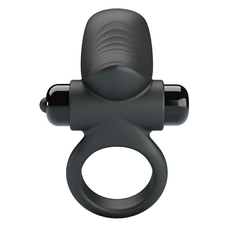 Pretty Love Adrien Vibrating Cock Ring 10 Functions Black