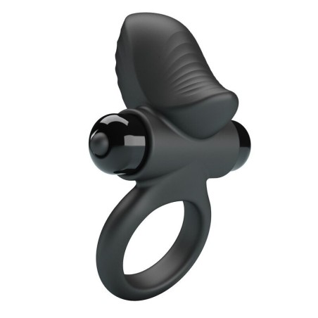 Pretty Love Adrien Vibrating Cock Ring 10 Functions Black