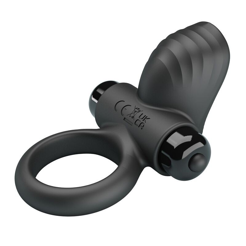Pretty Love Adrien Vibrating Cock Ring 10 Functions Black