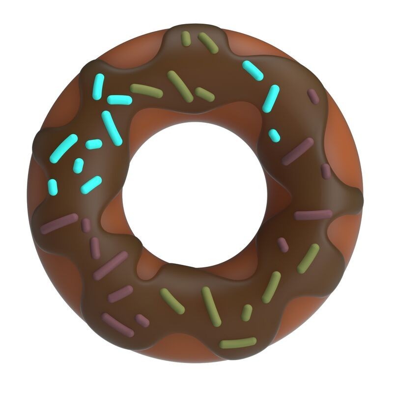Δαχτυλίδι Πέους Super Donut - Καφέ