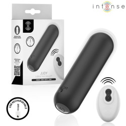 Intense Judy Rechargeable Bullet Vibrator with Remote - Black