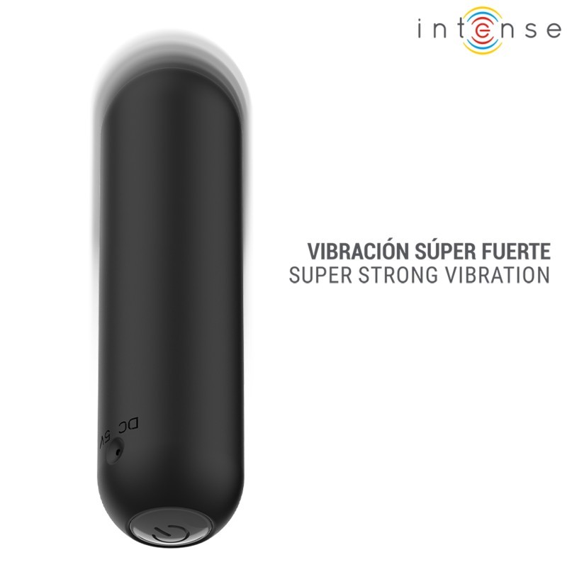 Intense Judy Rechargeable Bullet Vibrator with Remote - Black