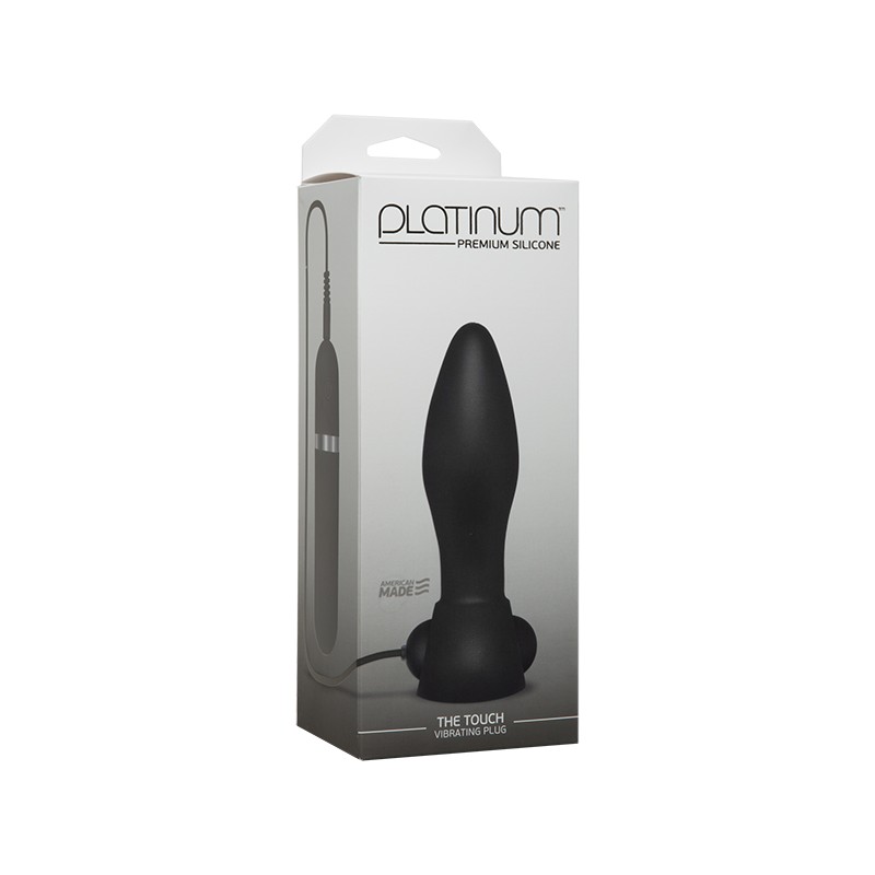 Platinum - The Touch Vibrating Plug - Black