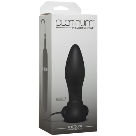 Platinum - The Touch Vibrating Plug - Black