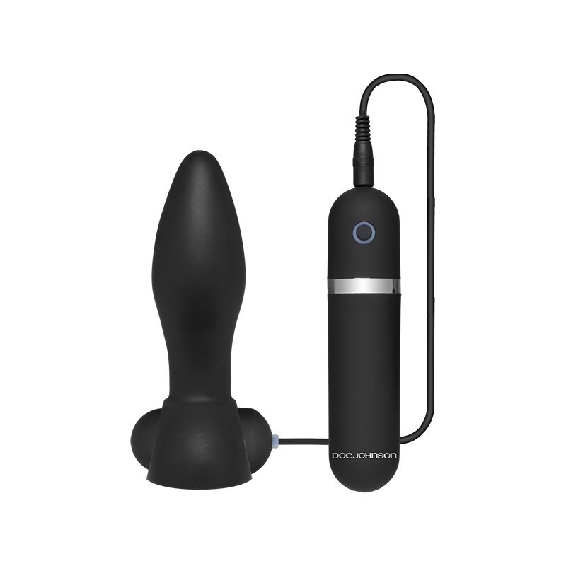 Platinum - The Touch Vibrating Plug - Black
