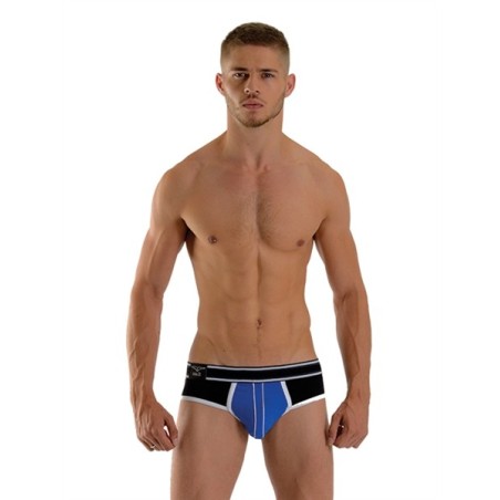 Mister B URBAN Bronx Brief Blue Black