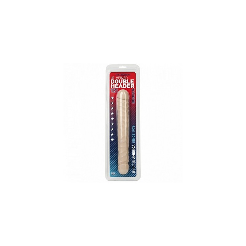 Doc Johnson - Jr. Veined Double Header - 30cm - Skin