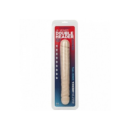 Doc Johnson - Jr. Veined Double Header - 30cm - Skin