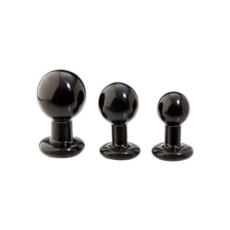 Doc Johnson - Round Butt Plug - Medium - Black