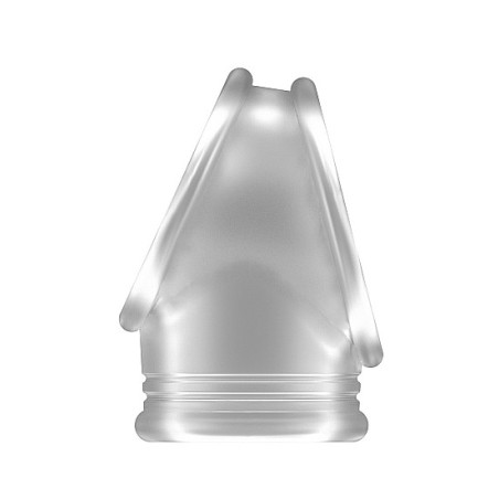 No.48 - Cockring with Ball Strap - Clear