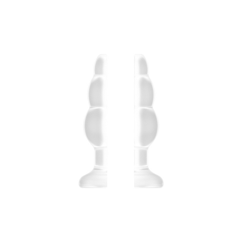 No.51 - Large Hollow Tunnel Butt Plug - 5 Inch - Clear