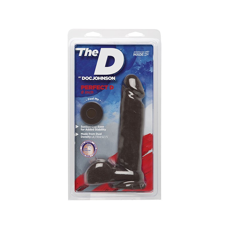 The D™ - Perfect D - 20 cm  - Chocolate