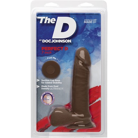 The D™ - Perfect D - 18 cm  - Chocolate