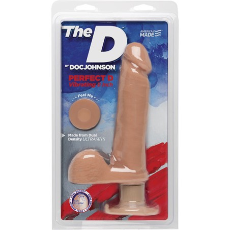 The D™ - Perfect D Vibrating 20 cm  - Vanilla