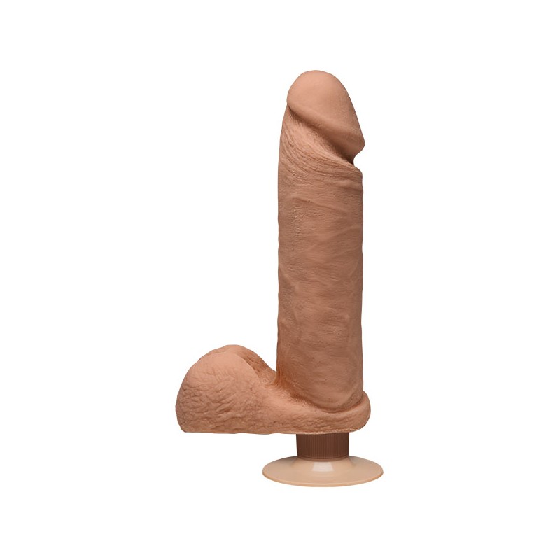 The D™ - Perfect D Vibrating 20 cm - Caramel