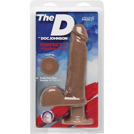 The D™ - Perfect D Vibrating 20 cm - Caramel