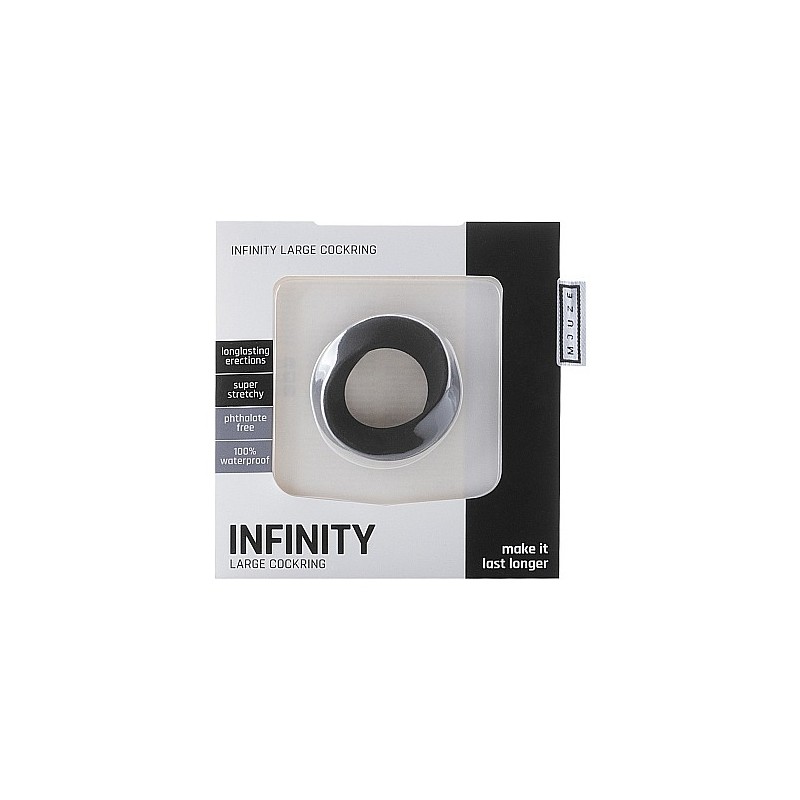 Infinity - Large Cockring - Black