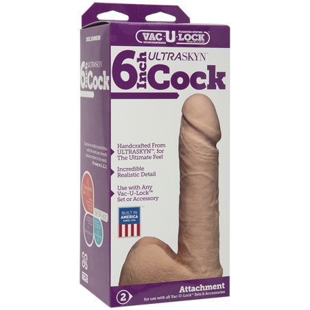 Vac-U-Lock - 15,7 cm - ULTRASKYN™ Cock - Vanilla
