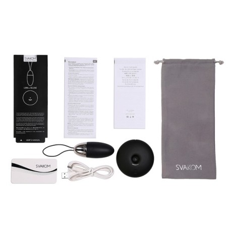 SVAKOM - LUNA SELENE VIBRATING BULLET - BLACK