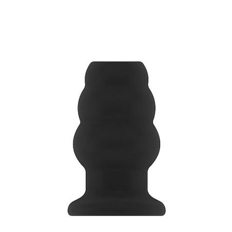 SONO - No.49 - Small Hollow Tunnel Butt Plug - 3 Inch - Black