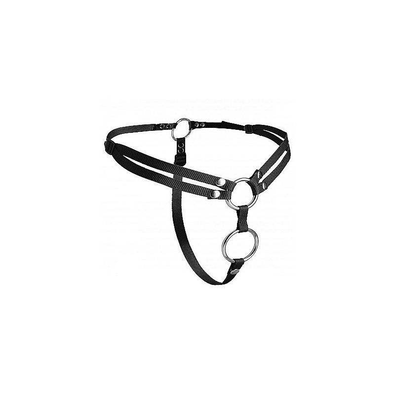 Unity Double Penetration Strap On Harness