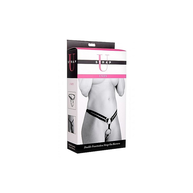 Unity Double Penetration Strap On Harness
