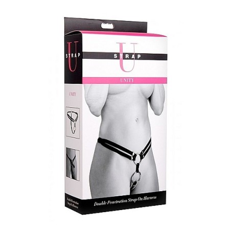 Unity Double Penetration Strap On Harness