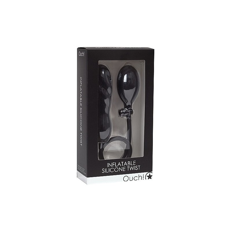 Inflatable Silicone Twist - Black