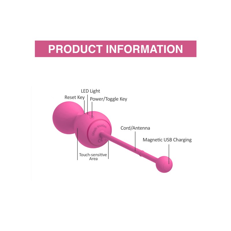 MAGIC MOTION - SMART KEGEL MASTER BALLS PURPLE