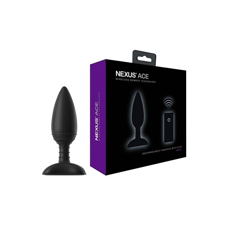 NEXUS - ACE REMOTE CONTROL VIBRATING BUTT PLUG - Small