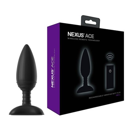 NEXUS - ACE REMOTE CONTROL VIBRATING BUTT PLUG - Small
