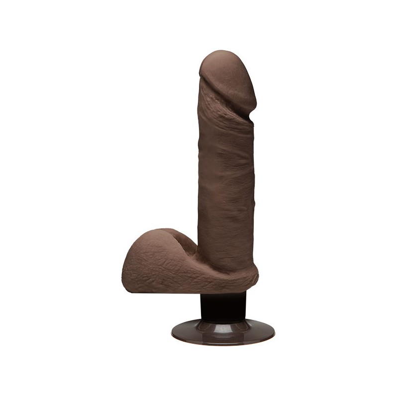 The D - Perfect D Vibrating 18 cm - Chocolate