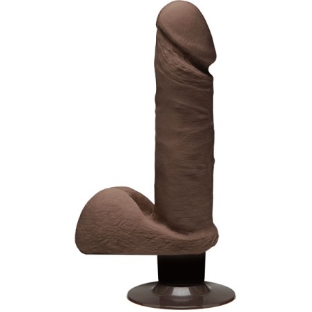 The D - Perfect D Vibrating 18 cm - Chocolate