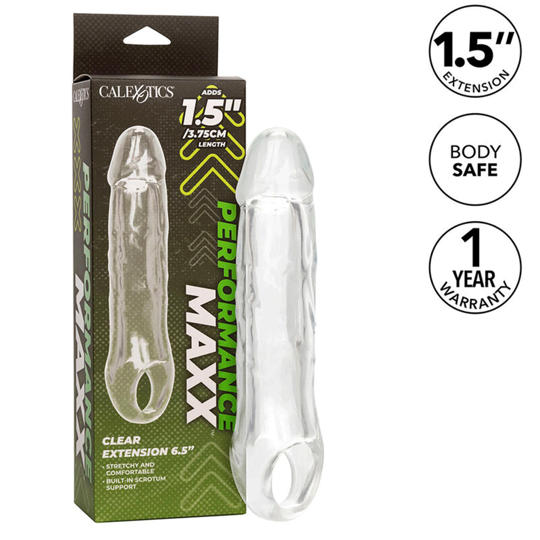 CALIFORNIA EXOTICS | PERFORMANCE MAXX | Extention 16cm | Transparent