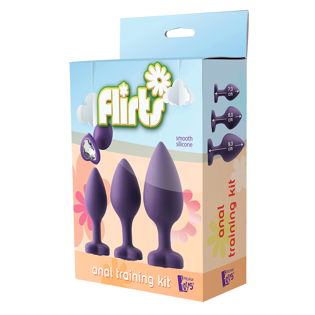 FLIRTS | Anal Traning Kit Gem Stone | Purple