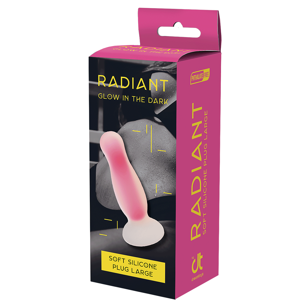 RADIANT | Soft Silicone | Glow In The Dark Plug | Large