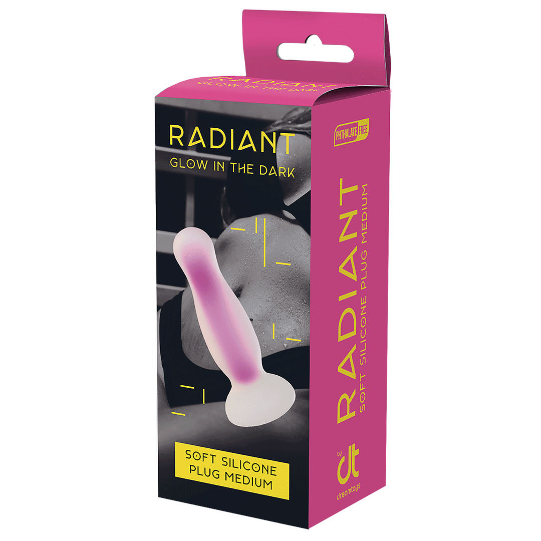 RADIANT | Soft Silicone | Glow In The Dark Plug | Medium