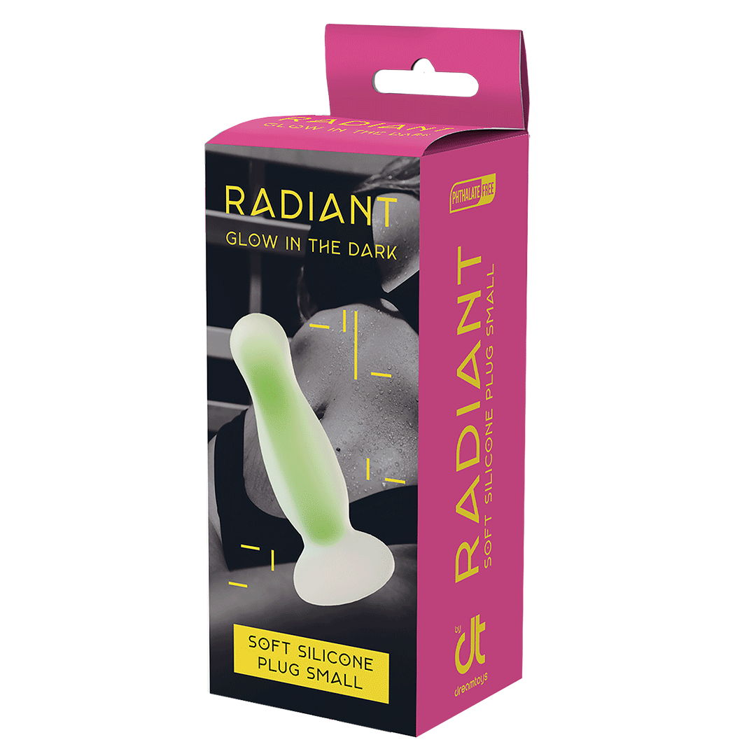 RADIANT | Soft Silicone | Glow In The Dark Plug | Small