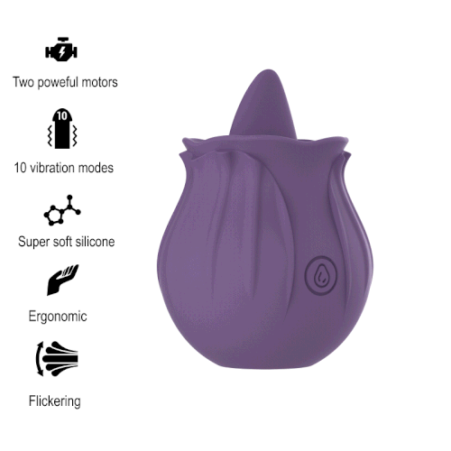 INTENSE | VIOLET | Clitoris Stimulator 10 Vibrations - Lilac