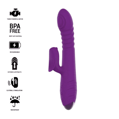 INTENSE | IGGY | Multifunction Rechargeable Vibrator, Thruster, Clitoral Stimulator - Purple