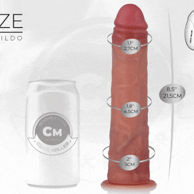COCK MILLER | Thrusting Ρεαλιστικό Ομοίωμα Πέους Σιλικόνης Με Τηλεχειριστήριο - 21,5cm
